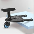 thumbnail image 1 of PPgejGEK Universal Stroller Buggy Board Step Platform for Kids up to 25kg 35x26cm 13.8x10.2in Wheeled Attachment for Pushchairs No Tools Needed Adjustable Position, 1 of 2