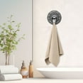 thumbnail image 1 of PPgejGEK Vintage Corrugated Suction Cup Hook with Strong Adhesive, No-Drill Bathroom Towel Hanger for Wall Door, 7.9x5.8cm, 1 of 5