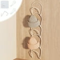 thumbnail image 1 of PPgejGEK Wall Mounted Hat Rack Multi Layer Organizer with Hooks for Closet Door Storage of Caps Bags Scarves 14x16cm 5.51x6.30in Black White Iron, 1 of 6