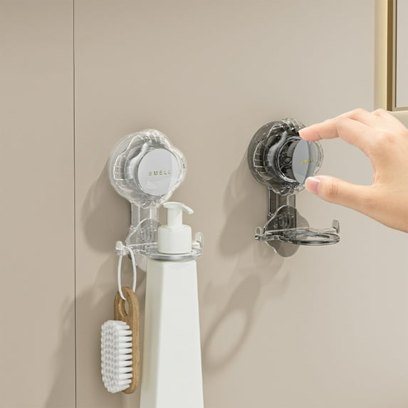 PPgejGEK Wall Mounted Hooks Plastic Towel Hooks for Hanging Coats Hats Keys Kitchen Bathrooms Offices 10x8x8cm/4.0x3.1x3.1in