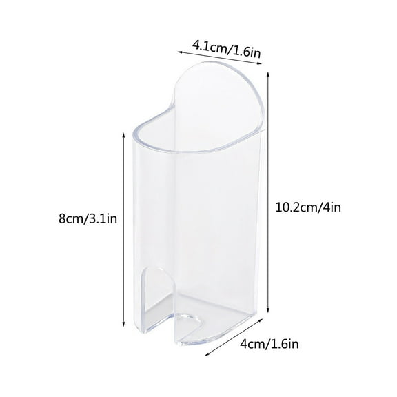 PPgejGEK Wall Mounted Toothbrush Holder, No Punch Bathroom Toothbrush Storage Base, Electric Toothbrush Stand, Waterproof Anti Mold Organizer Rack, Countertop Saving Toothbrush Dock