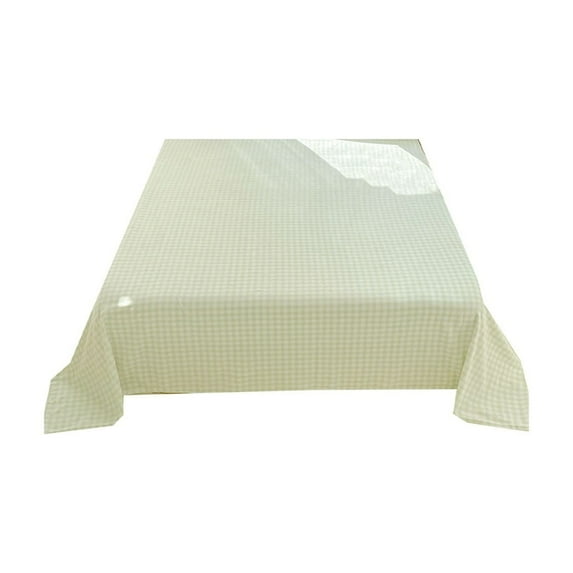 PPgejGEK Washed Cotton Solid Color Flat Bed Sheet, 160x230 cm (62.99x90.55 inch) Soft Breathable Single Layer Sheet for Bedroom, Guest Room, Kids Room, and RV