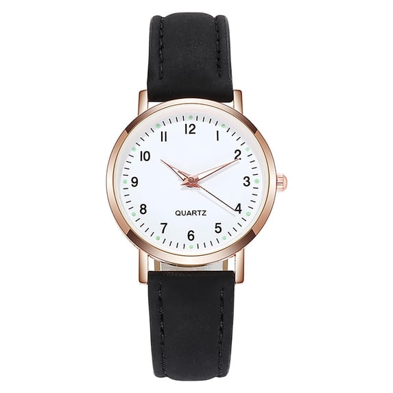 WWG Watches for Women Digital Quartz Watch for Male and Female Students, Fashionable and Casual, Small and Fresh Frosted Leather Casual Watch