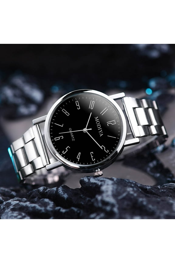 Watches for Men Men's Fashion Stainless Steel Watches Chronograph Wristwatches,Stainsteel Steel Watch up to 45% off