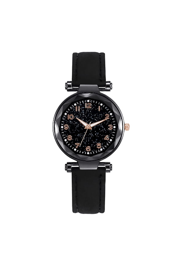 Watches for Men Night Sky Luminous Trend Digital Face Casual Fashion Quartz Watch
