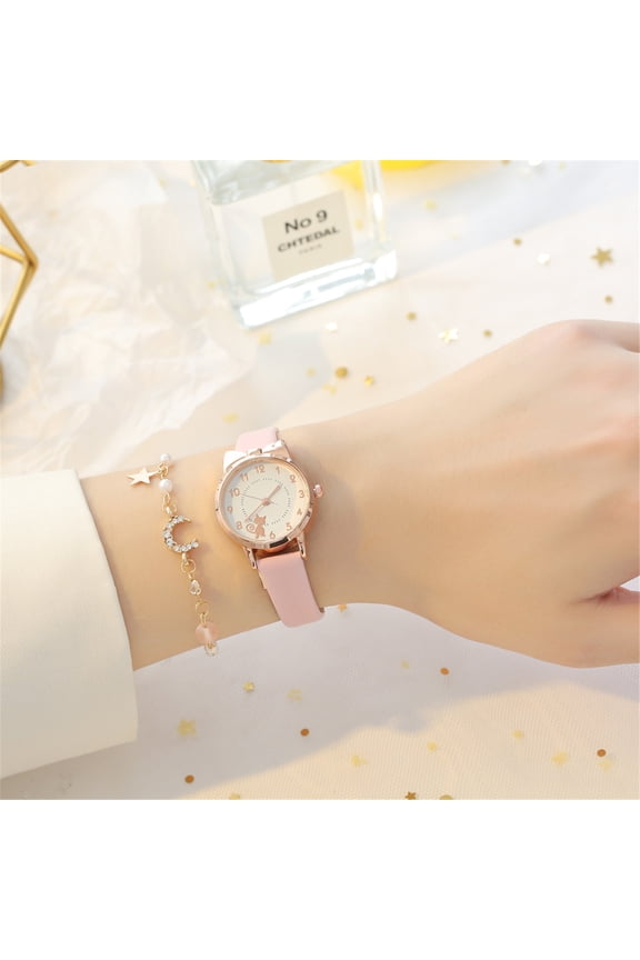 Watches for Women Korean Style Fashion Casual Ladies Bracelet Quartz Watch Set up to 45% off