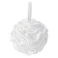 thumbnail image 1 of PPgejGEK White Bath Shower Loofah Sponge Pouf, 2.82 Ounce Mesh Pouf for Gentle Body Cleansing, 1 of 2