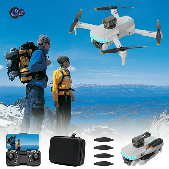 PPgejGEK WiFi FPV Drone with 4K HD Camera Altitude Hold Mode Foldable RC Drone Quadcopter Fly, Route Fly, Altitude Hold, Headless Mode up to 65% off