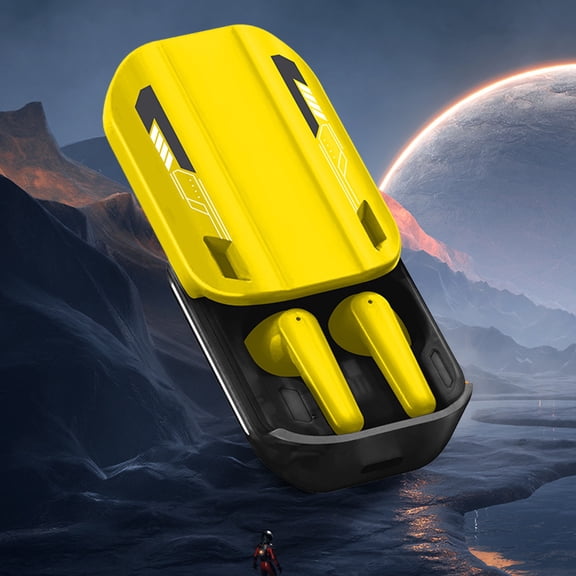 PPgejGEK Wireless Bluetooth 5.3 Headset E-sports Game Headset Low Latency HD Audio Quality Slider Long High Battery Headset Sales