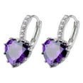 thumbnail image 1 of PPgejGEK Women's Fashion Earrings Heart Design with Zircon Accents - Pair 5, 1 of 1
