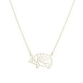 thumbnail image 1 of PPgejGEK Women's Jewelry Necklace Female Hollow Hedgehog Pendant Chain , Girlfriend for Valentine's Day Mother's Day Christmas Birthday Gifts 0, 1 of 1