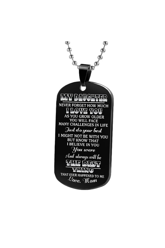 Women's Jewelry Stainless Steel Jewelry For My Son's Military Necklace Stainless Steel Lettering Gift for Valentine's Day Mother's Day Christmas Birthday Gifts 0