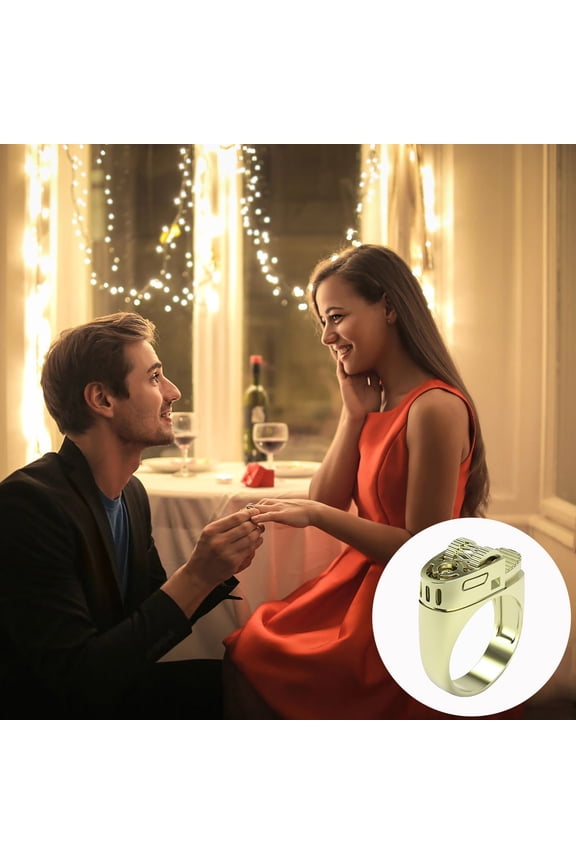 Women's Rings Personalized Lighter Shape Jewelry Gift Size 6-10 for Valentine's Day Mother's Day Christmas Birthday Gifts up to 65% off