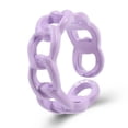 thumbnail image 1 of PPgejGEK Women's Rings Resin Rings Acrylic Cute Trendy Rings Colorful Rhinestone Rings Jewelry Plastic for Valentine's Day Mother's Day Christmas Birthday Gifts up to 30% off, 1 of 1