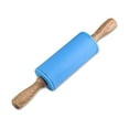 thumbnail image 1 of PPgejGEK Wooden Handle Rollers Rolling Pin Kid Kitchen Cooking Baking Tool up to 45% off, 1 of 2