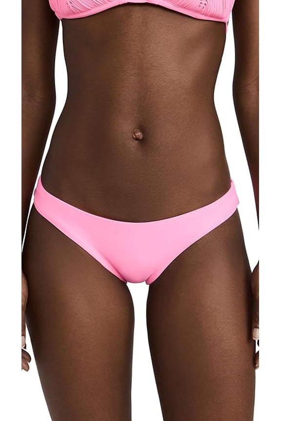 Women's Basic Ruched Bikini Bottoms - Moderate Rise, Fuller Coverage, Womens Swimsuit Bottoms - Full