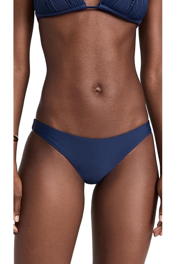 Women's Basic Ruched Bikini Bottoms - Moderate Rise, Fuller Coverage, Womens Swimsuit Bottoms - Full