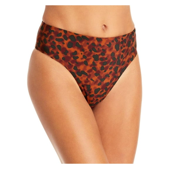 PQ Swim Womens High Leg Animal Print Swim Bottom Separates