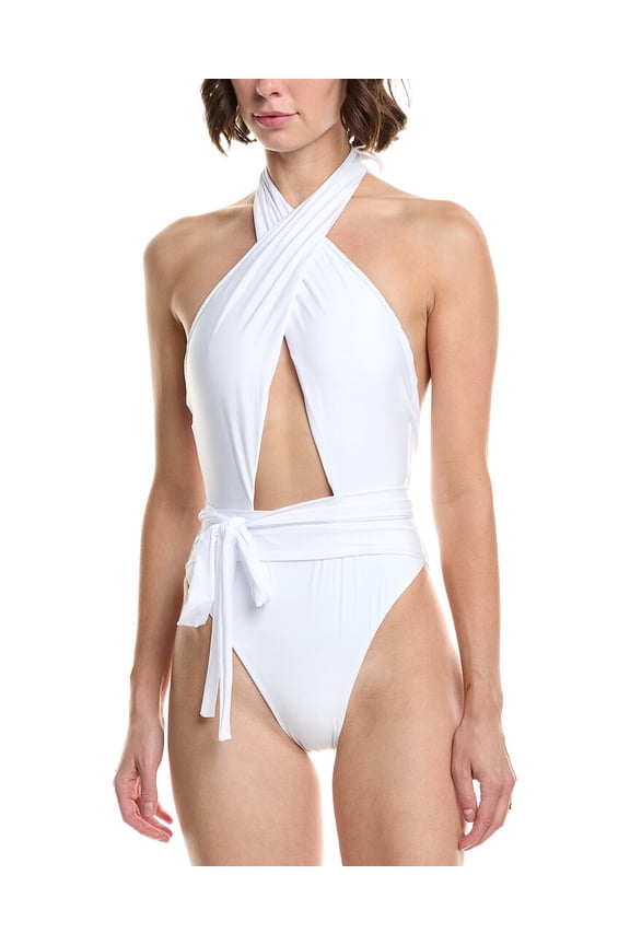 womens  Alex One-Piece, l, White
