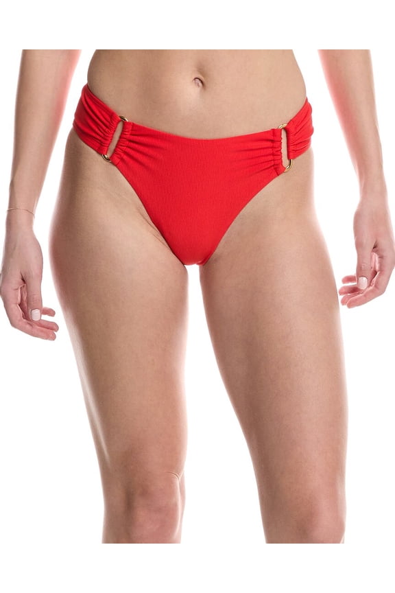 womens Fanned Bottom, XL, Red