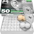 PQ Wax Ear Plugs for Sleeping, Swimming 50 Noise Cancelling Silicone