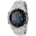 thumbnail image 1 of PQ2001 Mens Stainless Steel Watch w World Time Schedule Alarms, 1 of 3
