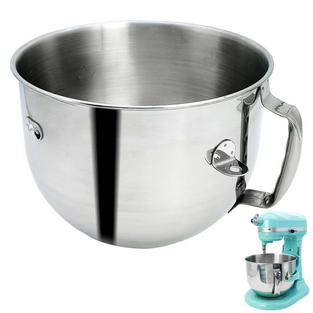 PQPO Mixer Bowl for Kitchenaid 7 Quart Stand Mixer, Kitchenaid Mixer