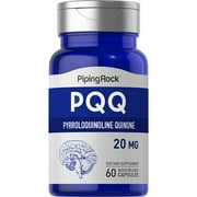 PQQ 20mg | Pyrroloquinoline Quinone Supplement | 60 Capsules for Men and Women | by Piping Rock