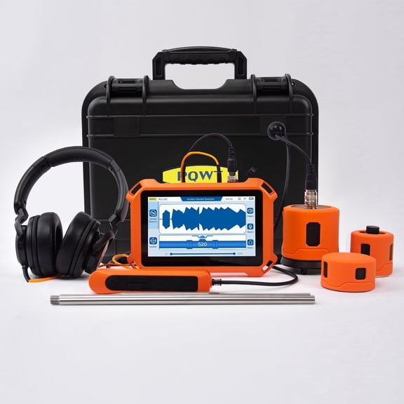 PQ125C Indoor&Outdoor Underground Water Leak Detector 3 Sensors, 9.84ft/3m Depth with Carrying Case - PQWT