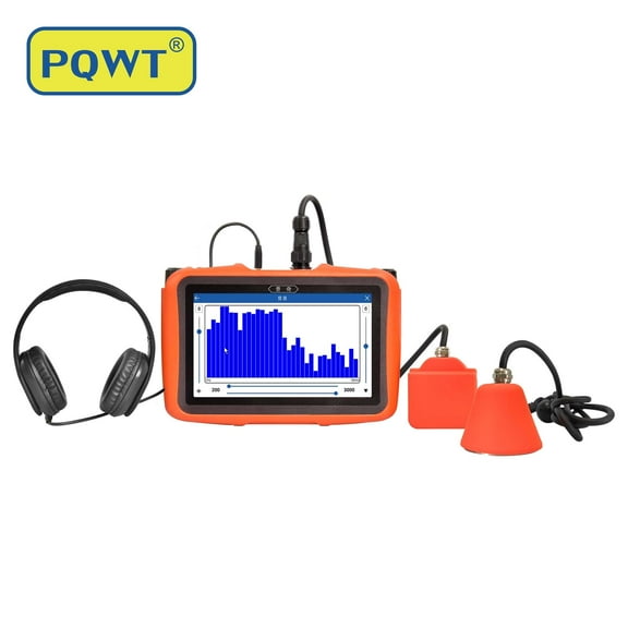 PQWT L50 Plumber Tools Indoor Pipe Walls Floor Bathroom Kitchen Pipeline Leakage Water Leak Detector