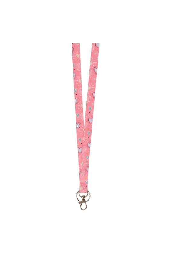 PR ESSENTIALS Brand Women's Adult Radiant Hearts ID Fashion Lanyard
