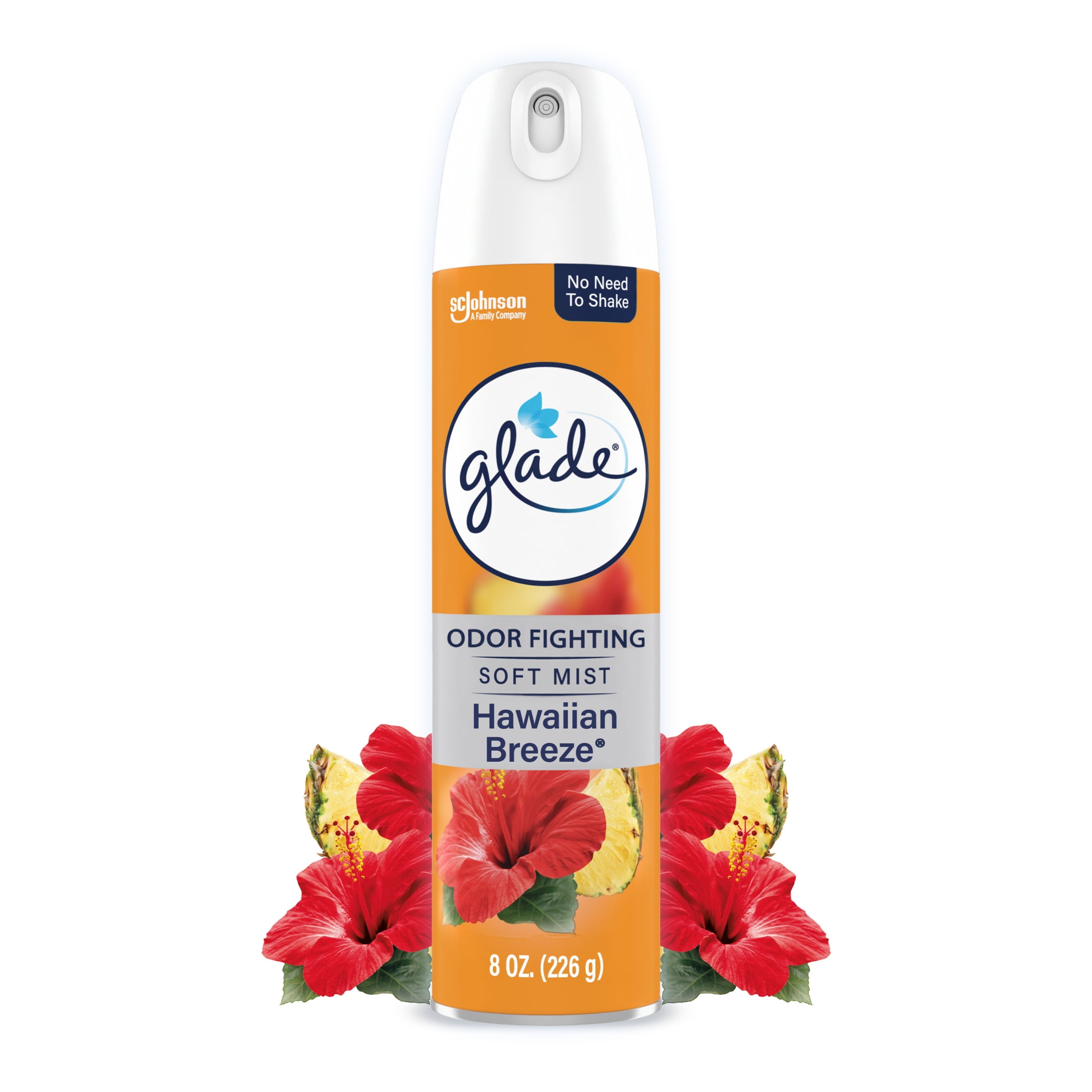 Glade Air Freshener Spray, Hawaiian Breeze Scent, Fragrance Infused with Essential Oils, 8 oz