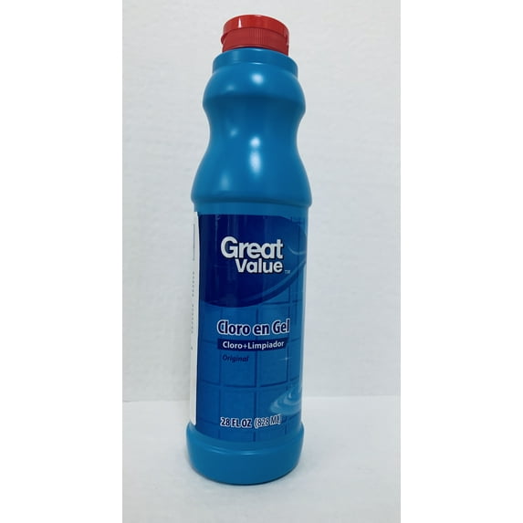PR Great Value Bleach Gel Cleaner 28 fl oz