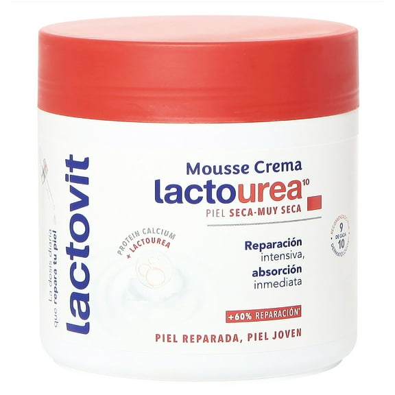 Lactourea PR Mousse for Dry Skin Hydration and Repair 400ml