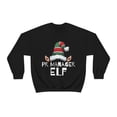 thumbnail image 1 of PR Manager Elf Unisex Sweatshirt, S-2XL Christmas Holidays Xmas Elves, 1 of 9