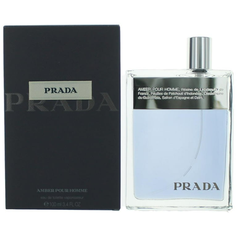 Prada Amber Pour Homme Perfume, 3.4 oz Eau de Toilette Spray