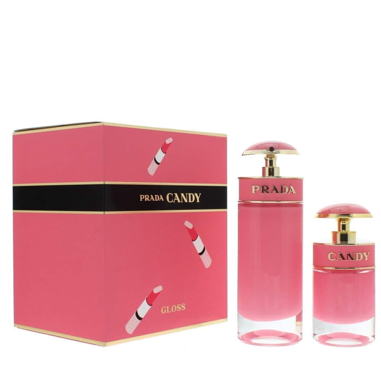 PRADA CANDY GLOSS 2 PCS SET FOR WOMEN: 2.7 EAU DE TOILETTE SPRAY +