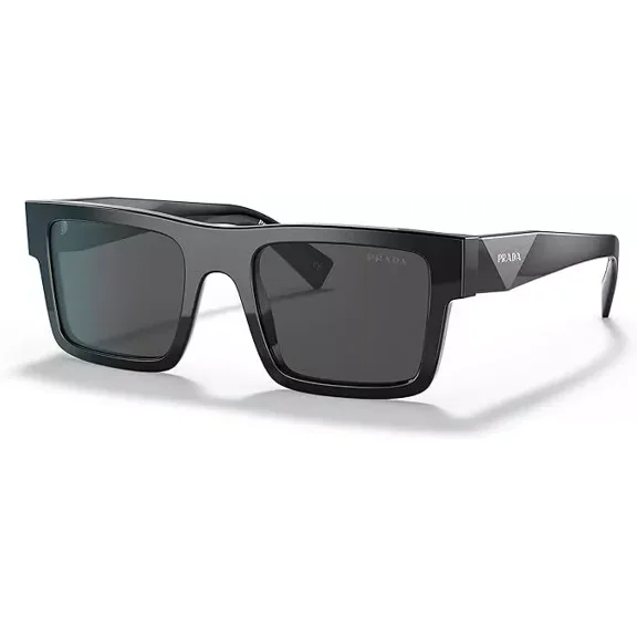 PRADA PR 19WSF 1AB5S0 Black Grey Lens Men's Sunglasses