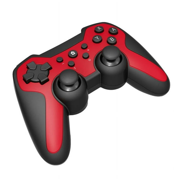 PRAETER Bluetooth 4.0 and 2.4GHz Wireless Gamepad Mobile Game Controller for Android / PC / PS3 / SteamOS PUBG Joystick, Red