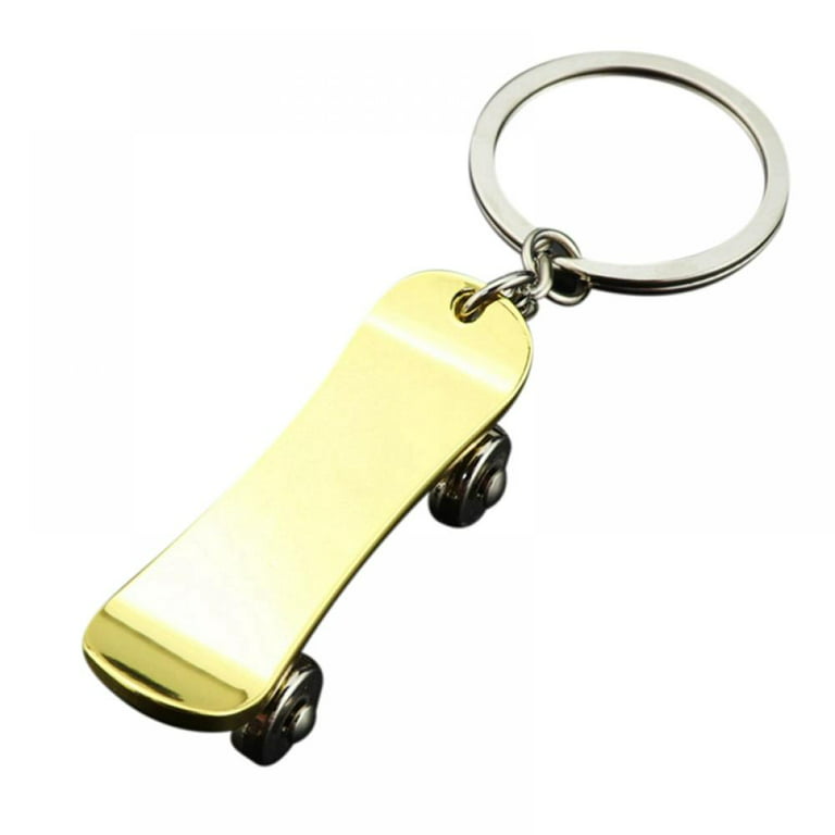 Praeter Vital Scooter Keychain Small Gift Scroomer Key Rings Key Accessories Small Penders, Women's, Size: 10.6 * 3.2 * 1.6cm, Gold