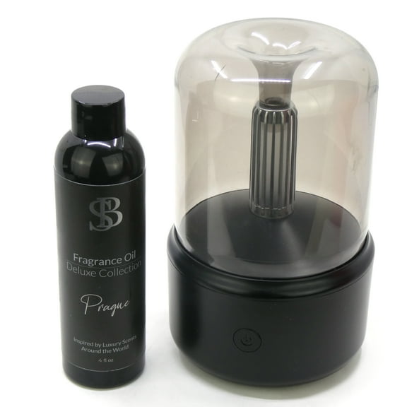 PRAGUE Inspired by Deja Vu Scent Luxury Fragrance Oil 4 fl oz and Lantern Diffuser Kit for Home and Office