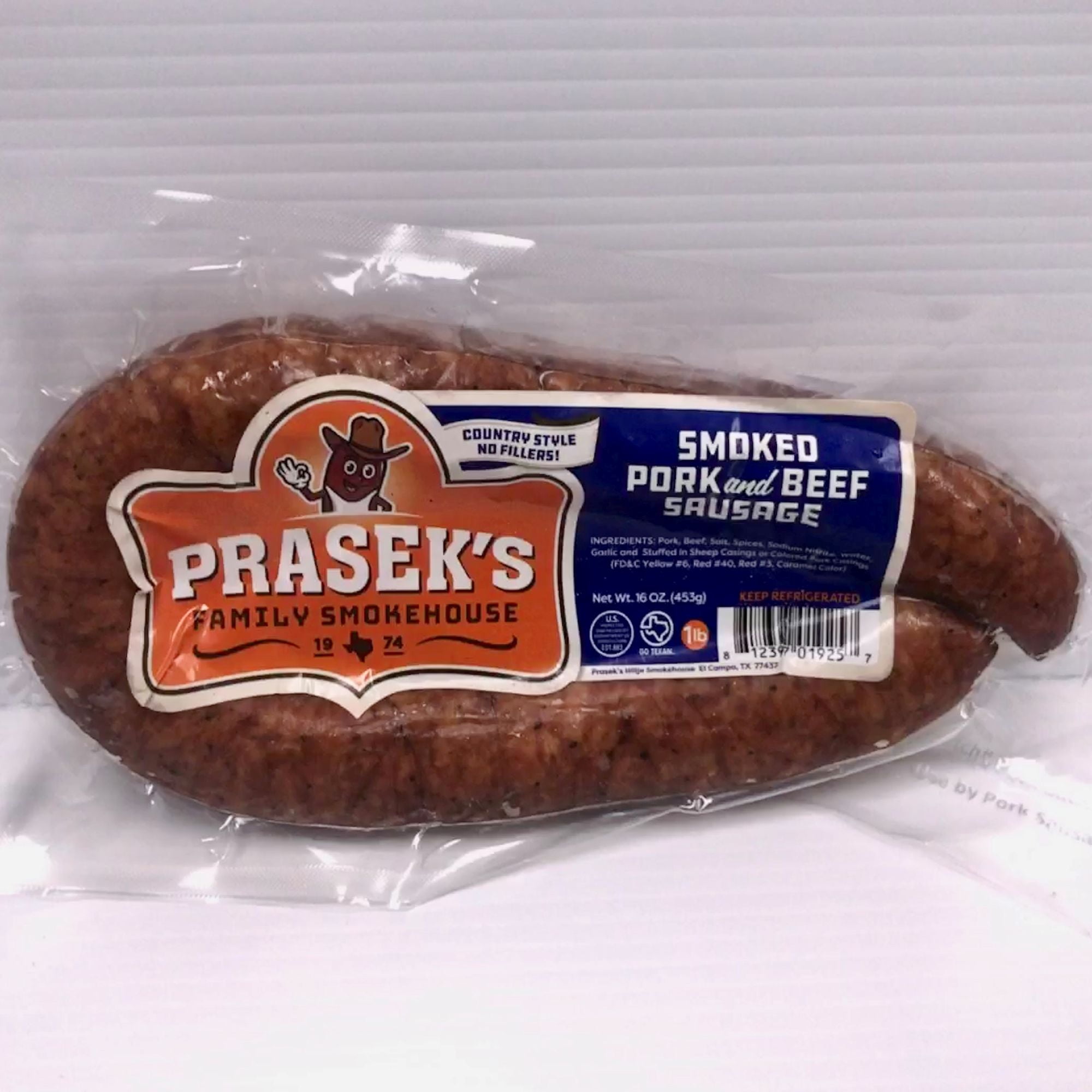 PRASEK'S PORK & BEEF SAUSAGE