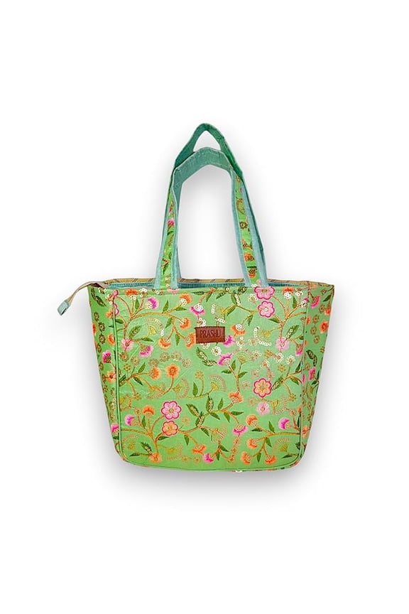 Green Embroidery Shoulder Bag for Women | Trending Shoulder Bag Ladies | Office Bag & Shopping Bag Women | Hand Bag for Girls, Gift For Her