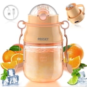 PRASKY 2-in-1 Portable Blender, BPA Free 27oz for Juicer, Smoothies and Shakes (Orange) deal from Walmart