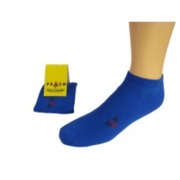 PRASM (Premium Egyptian Cotton) MENS Low-Cut Ankle Socks - 1 PAIR-Blue