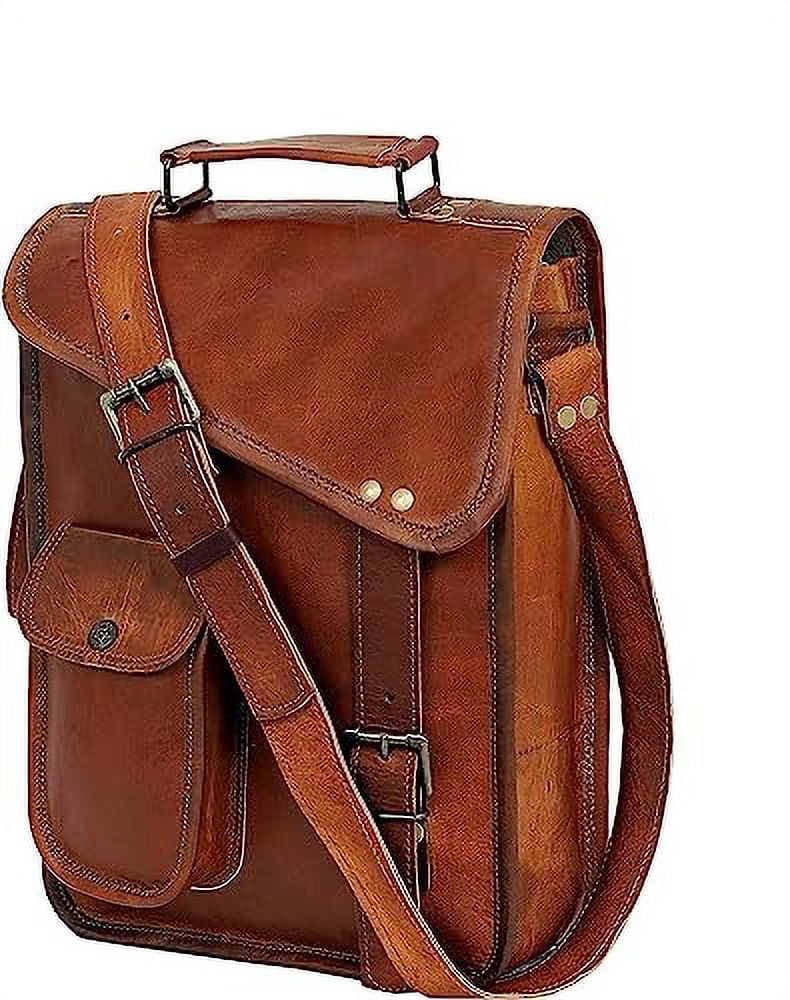 PRASTARA  laptop case office briefcase messenger gift for men