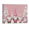 thumbnail image 1 of PRATYUS 20x16in Canvas Wall Art Picture for Living Room Bedroom Christmas Pink Santa Claus 20x16in, 1 of 3