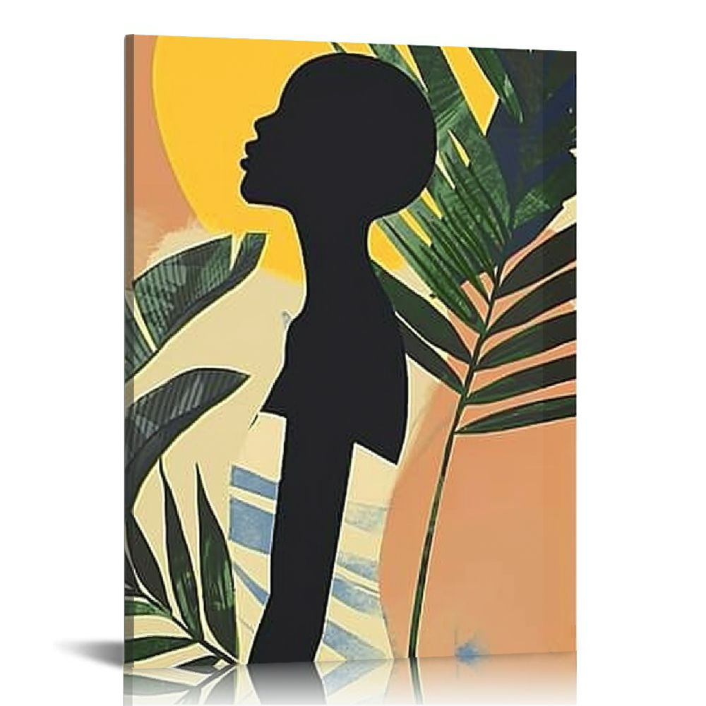 PRATYUS Abstract African American Wall Art Canvas Painting Black Woman ...