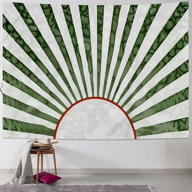 PRATYUS Boho Sage Green Tapestry - Bohemian Wall Decor, Boho Tapestry ...