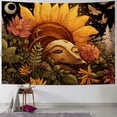 thumbnail image 1 of PRATYUS Boho Sun Tapestry for Bedroom Aesthetic, Vintage Mushroom Botanical Plant Art Tapestries Wall Hanging for College Dorm Living Room Decor, Fairy Galaxy Poster Blanket 40x30inch, 1 of 6